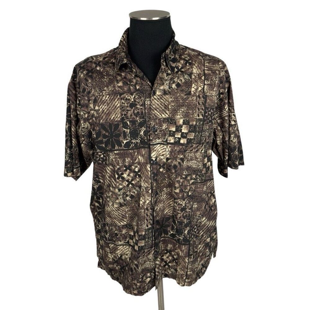 Pau Hana Novelty Cotton /‎ Viscose Blend Hawaiian Shirt - Men’s XL